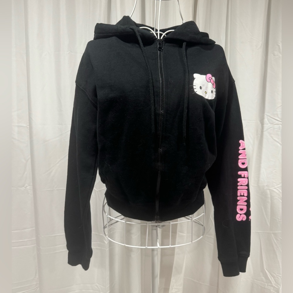 Hello Kitty Cropped Hoodie